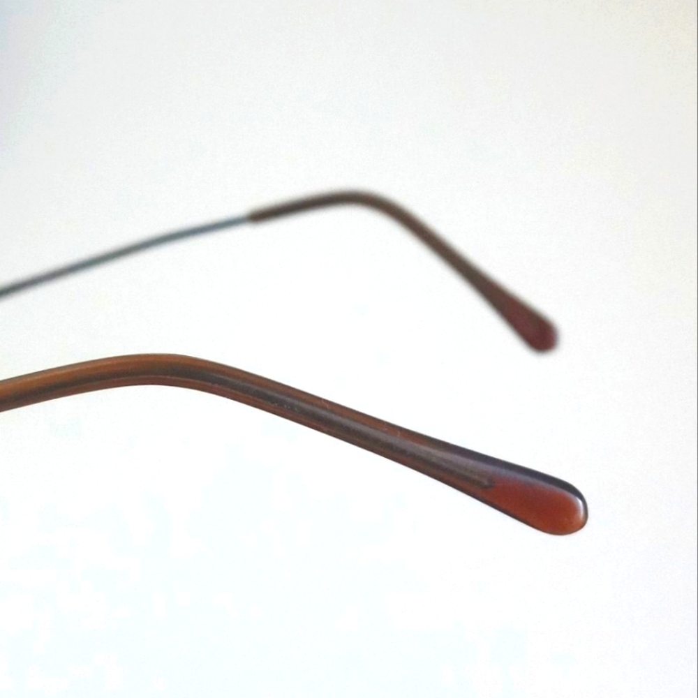 Vintage 90's Oval Bronzed Brown Reading Glasses - Picture 11 of 16